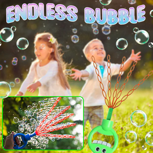 Playtrixlab® Magical 5-Claw Smiley Bubble Stick