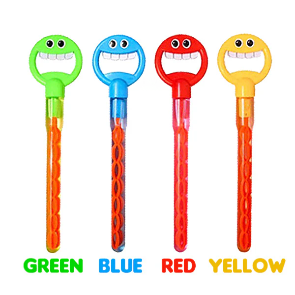 Playtrixlab® Magical 5-Claw Smiley Bubble Stick