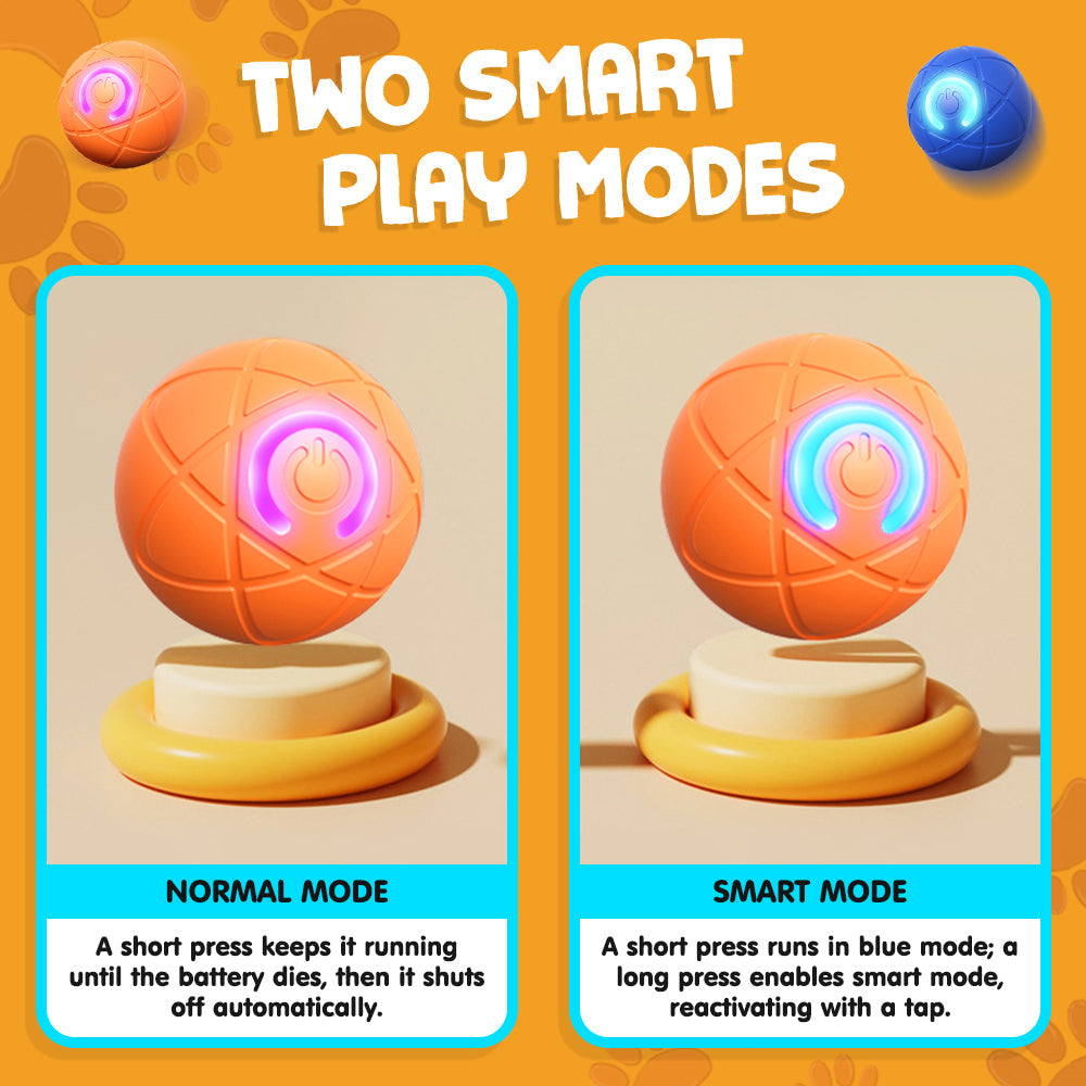 Playtrixlab® Interactive Pet Toys for Dog & Cat Durable Automatic Bouncing & Rolling Ball