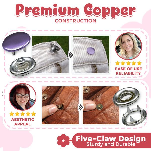 Playtrixlab® Snap Button DIY Craft Kit