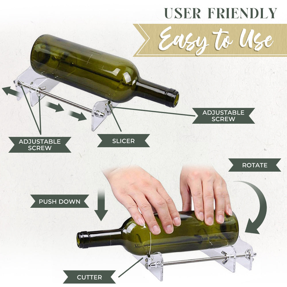 Playtrixlab® DIY Tool Glass Bottle Cutter