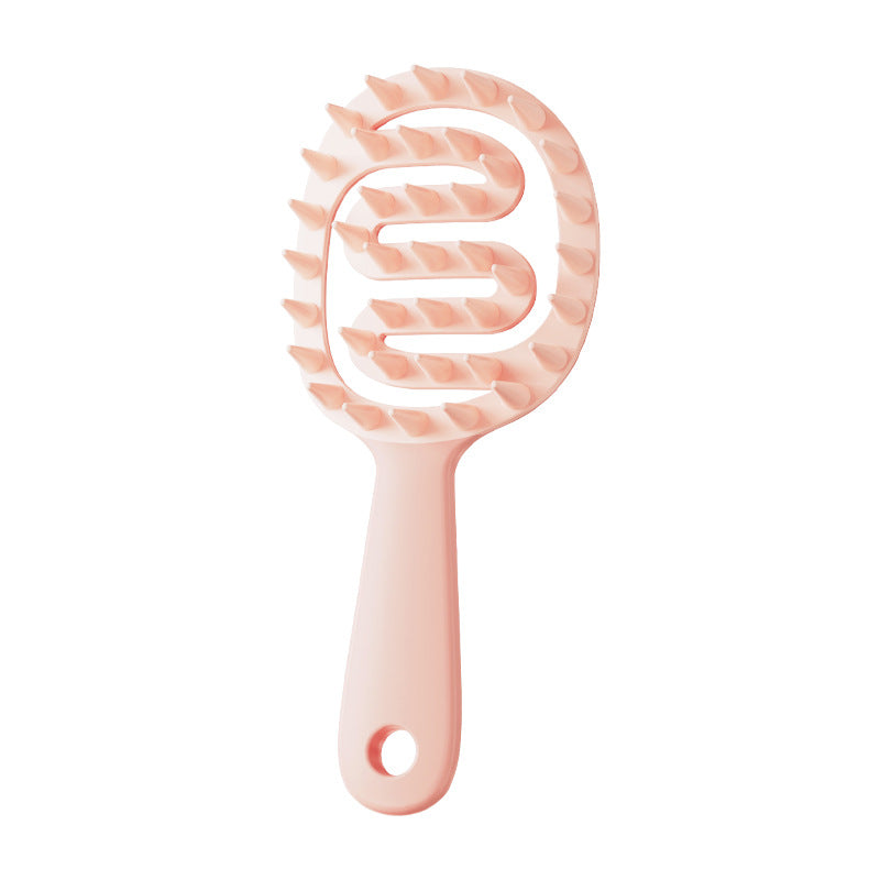 Playtrixlab® Hollow Out Shampoo Brush Scalp Massager