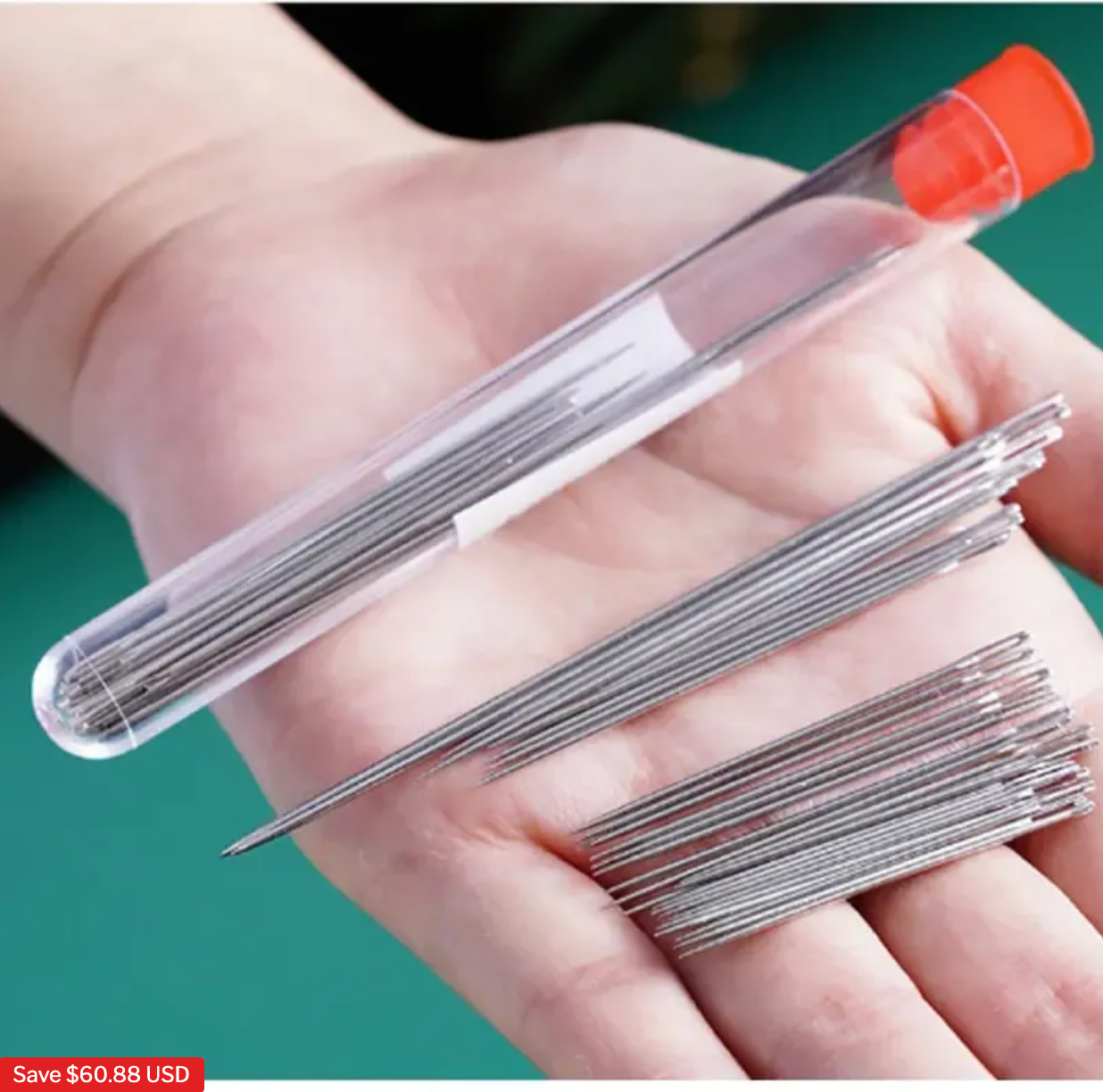🎄Christmas-Sale 49%Off❤Playtrixlab® 34PCS Big Eye Steel Needles Set