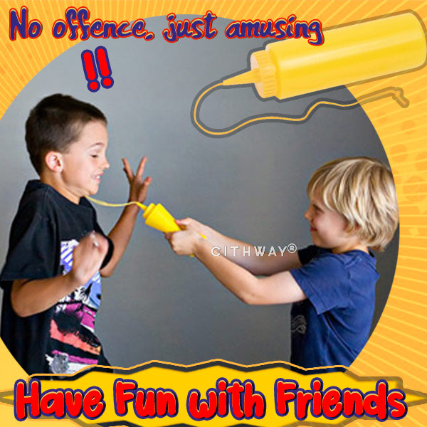 Playtrixlab® Squeeze-Surprise Ketchup Prank Bottle