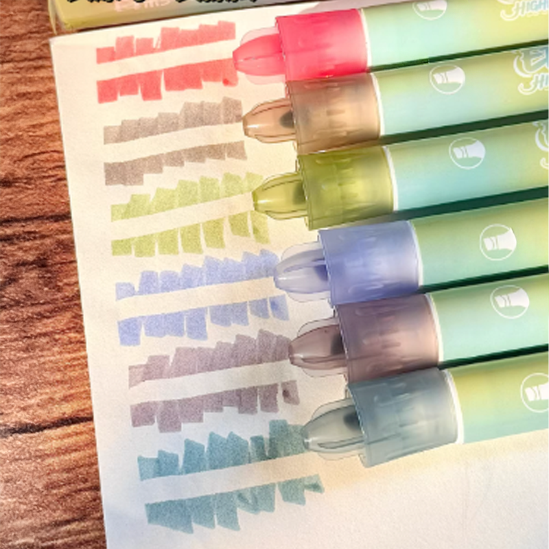 Playtrixlab® Erasable Dual Tips Highlighter