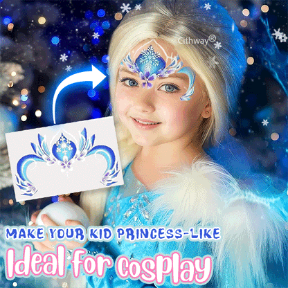 Playtrixlab® Easy-Stick Realistic Face Paint Sticker Set (8PCS)