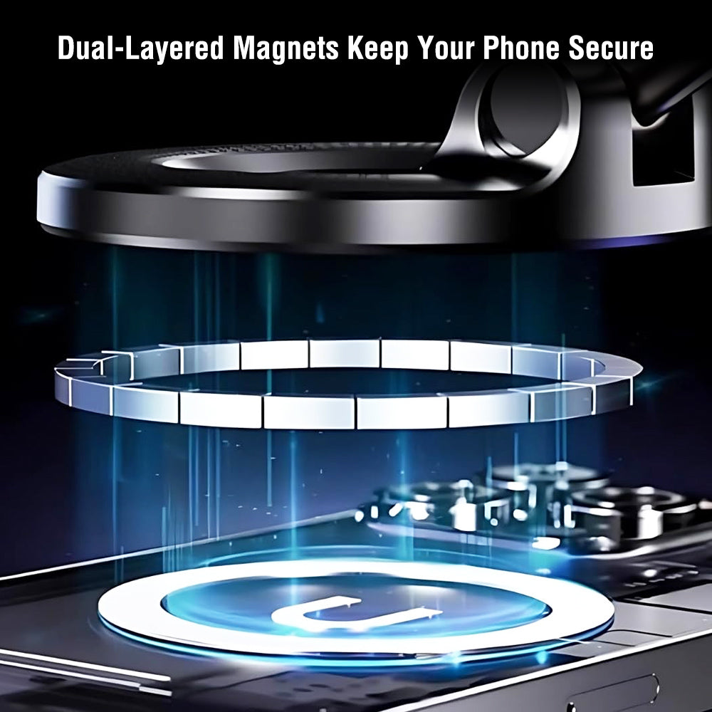 Playtrixlab® RotovGrip Mag Charge Secure Phone Mount 360
