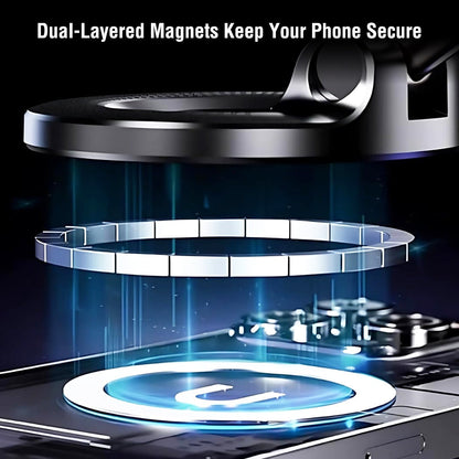 Playtrixlab® RotovGrip Mag Charge Secure Phone Mount 360