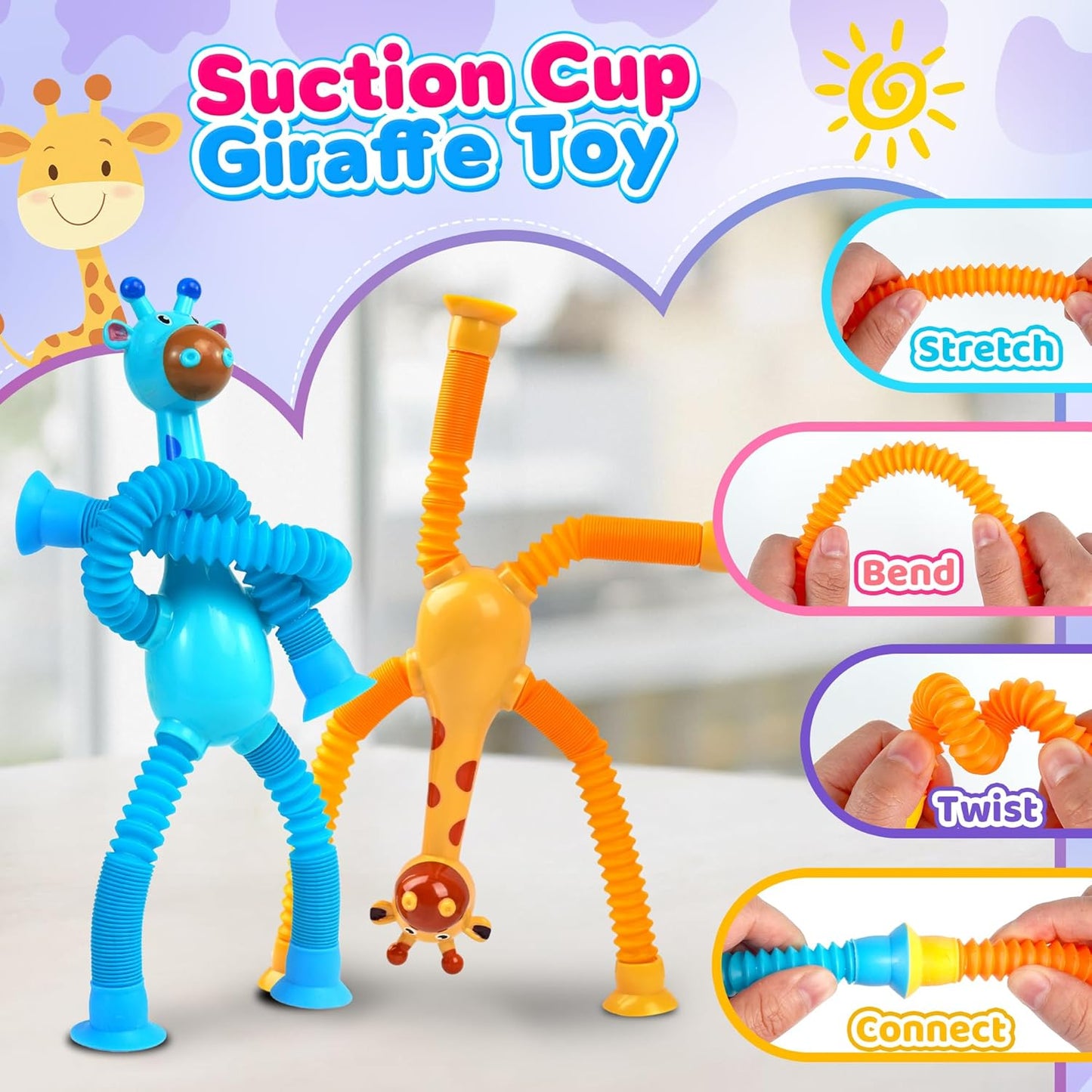Playtrixlab® Telescope Suction Cup Toy