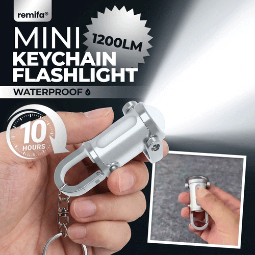 💡💡Playtrixlab® 1200LM Super Bright Mini Keychain Flashlight Waterproof