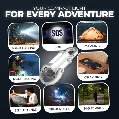🚨1200LM Keychain Emergency Waterproof Mini Flashlight