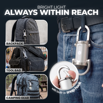 🚨1200LM Keychain Emergency Waterproof Mini Flashlight