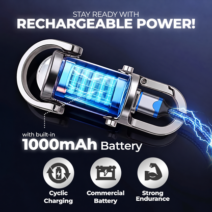 🚨1200LM Keychain Emergency Waterproof Mini Flashlight