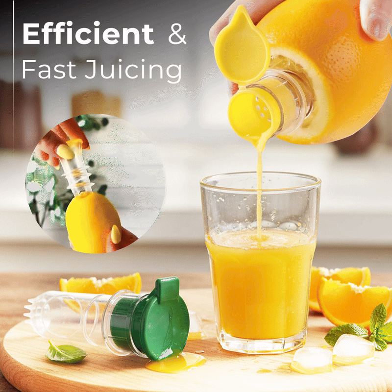 Playtrixlab® Compact Citrus Press & Lid Set