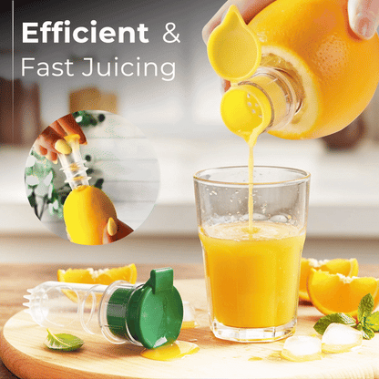 Playtrixlab® Compact Citrus Press & Lid Set