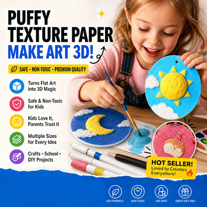 ⭐️Playtrixlab® Enjoy 50% OFF for Puffy 3D Paper Art