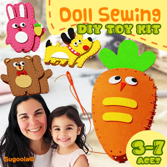 Playtrixlab® Doll Sewing DIY Toy Kit