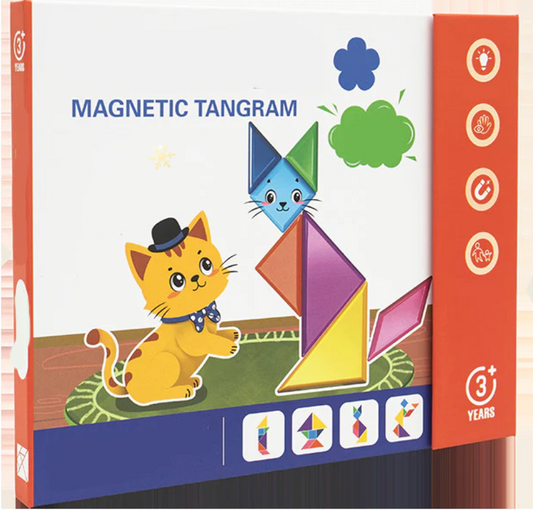 Playtrixlab® Magnetic Tangram Puzzle Set for Kids
