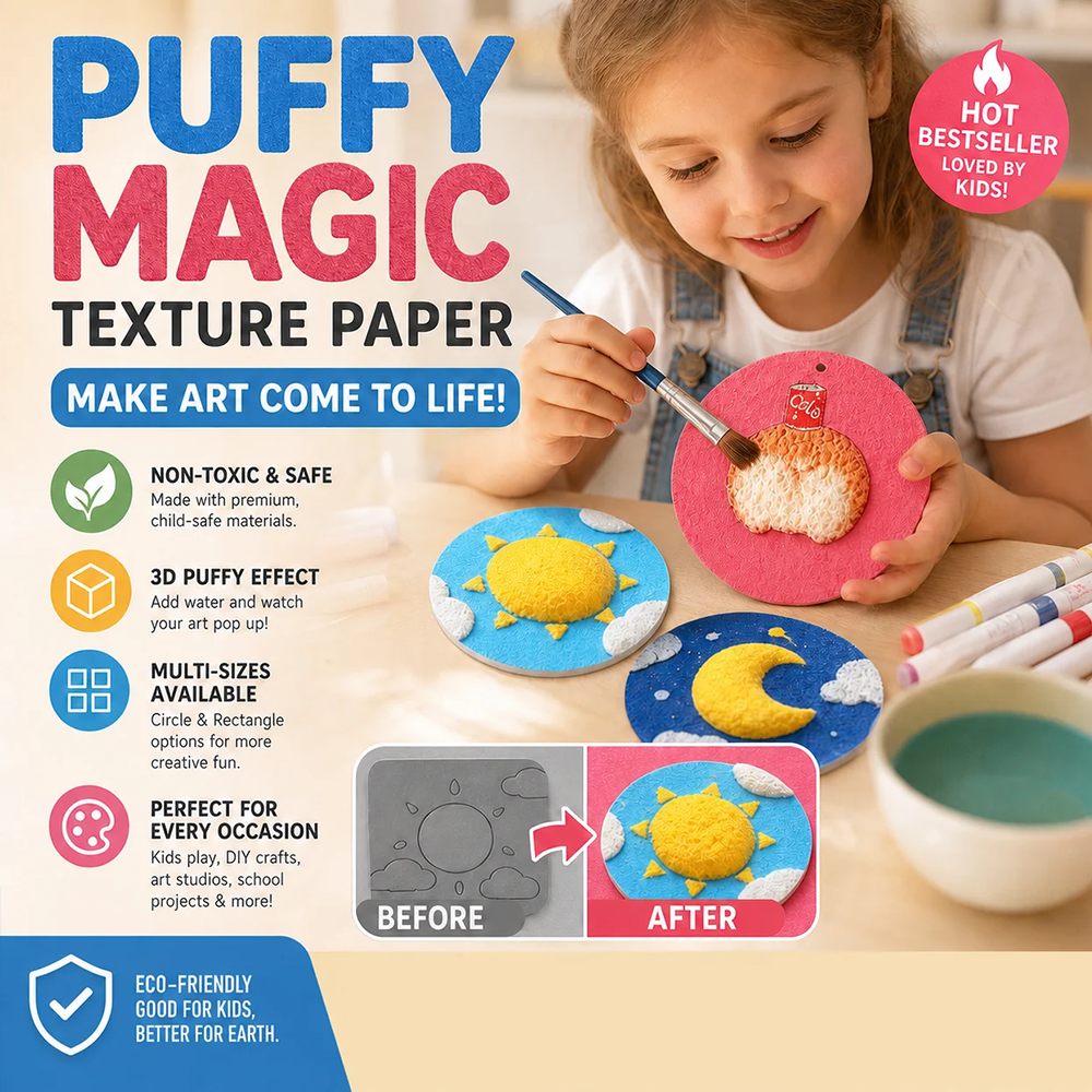 ⭐️Playtrixlab® Enjoy 50% OFF for Puffy 3D Paper Art