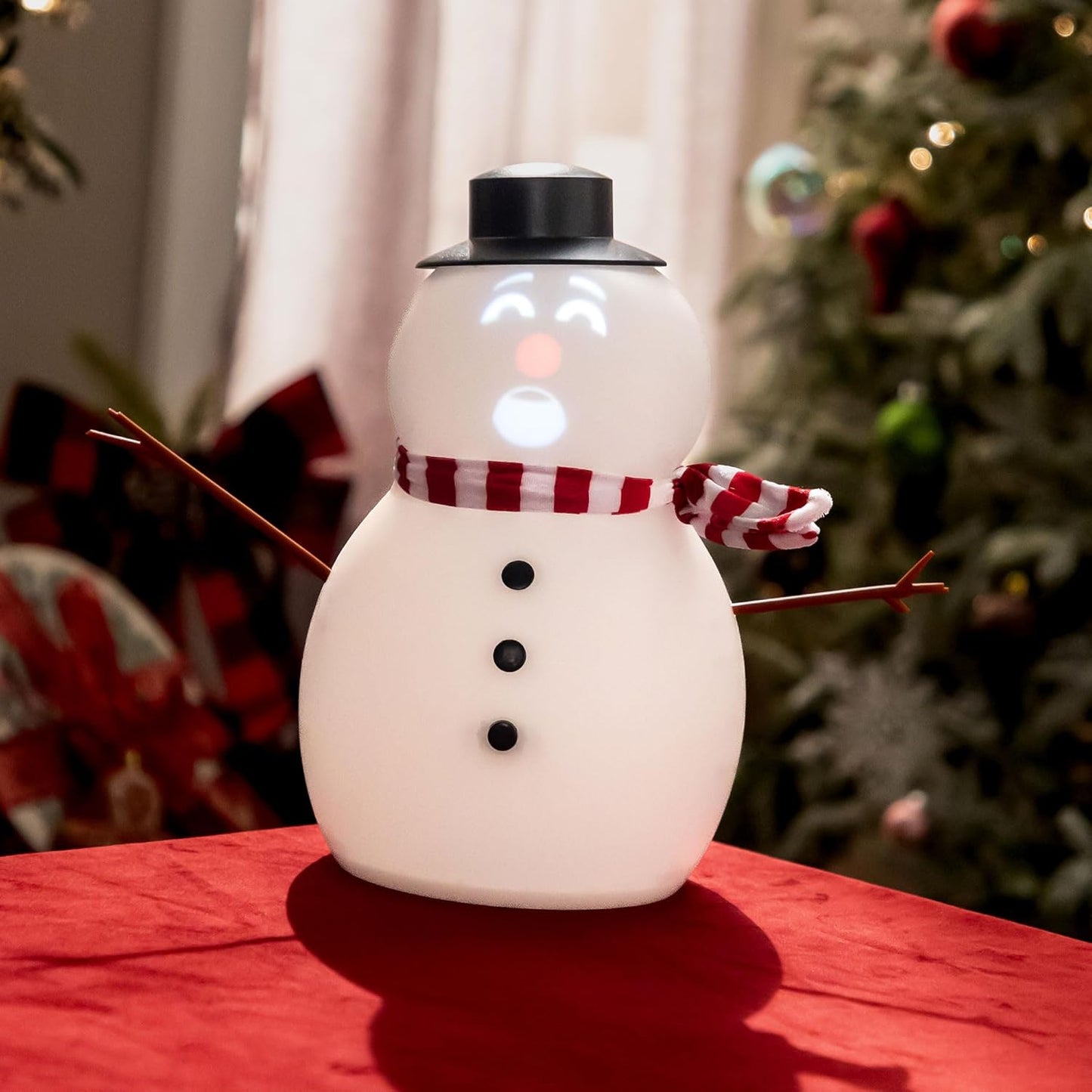 ⛄️Playtrixlab® Mr.Jolly-Frost Talking Blink Snowman with Built in Projector & Speaker🎶