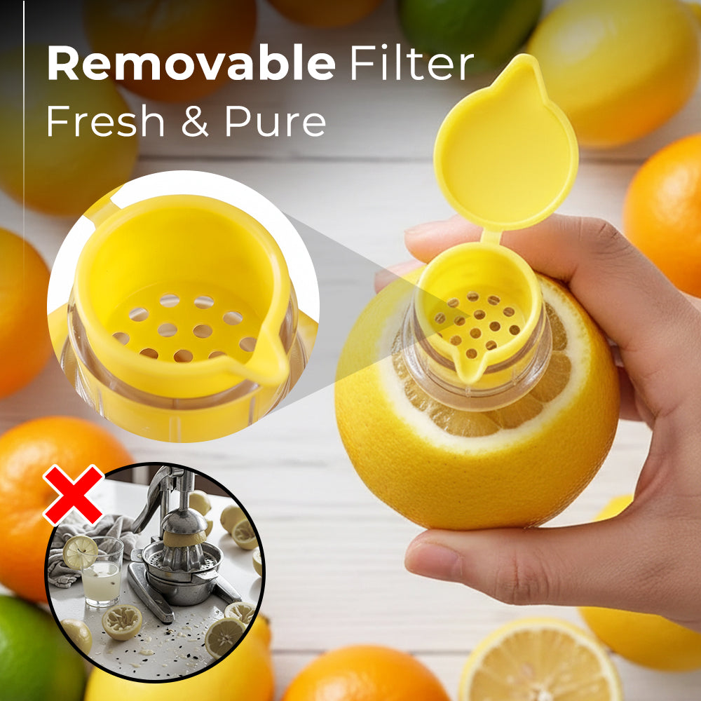 Playtrixlab® Compact Citrus Press & Lid Set