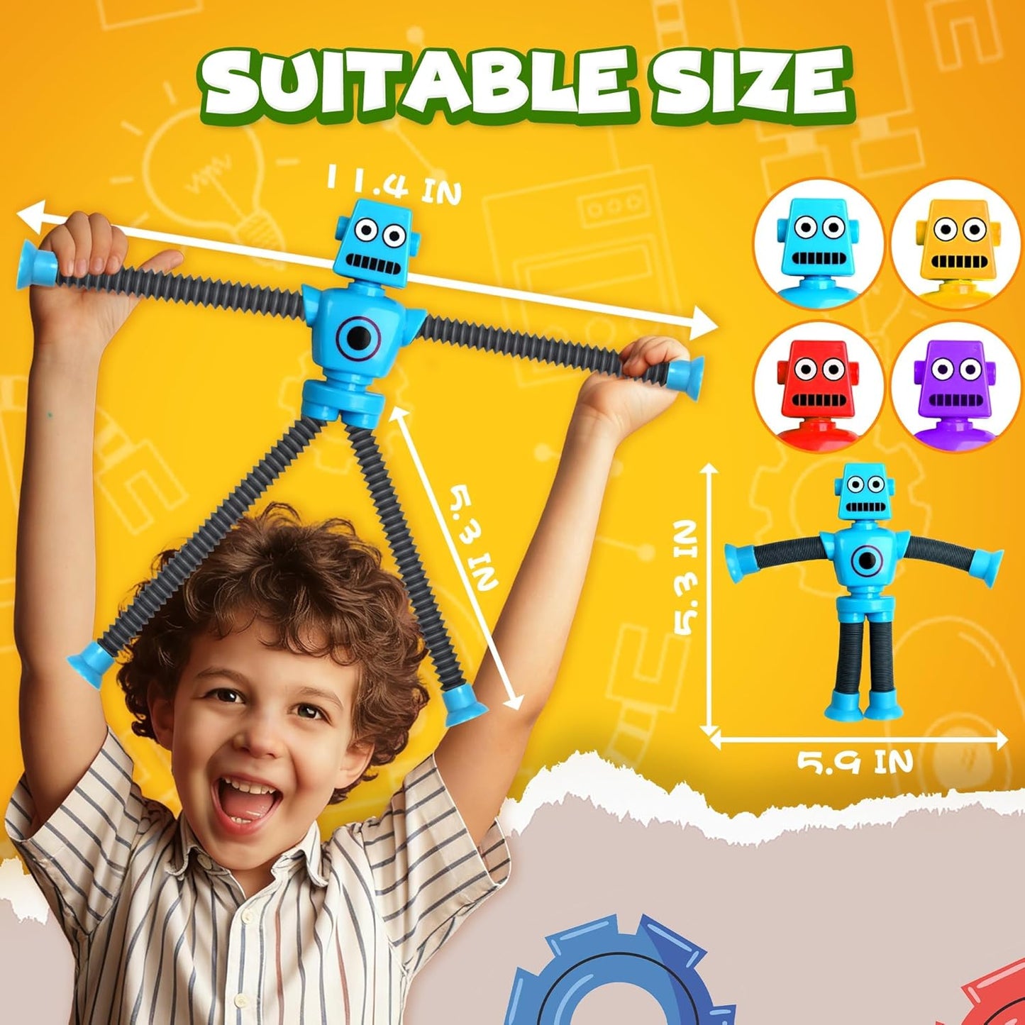 Playtrixlab® Telescope Suction Cup Toy