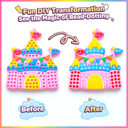 Playtrixlab® PopArt DIY Bead & Mosaic Keychain Maker Kit