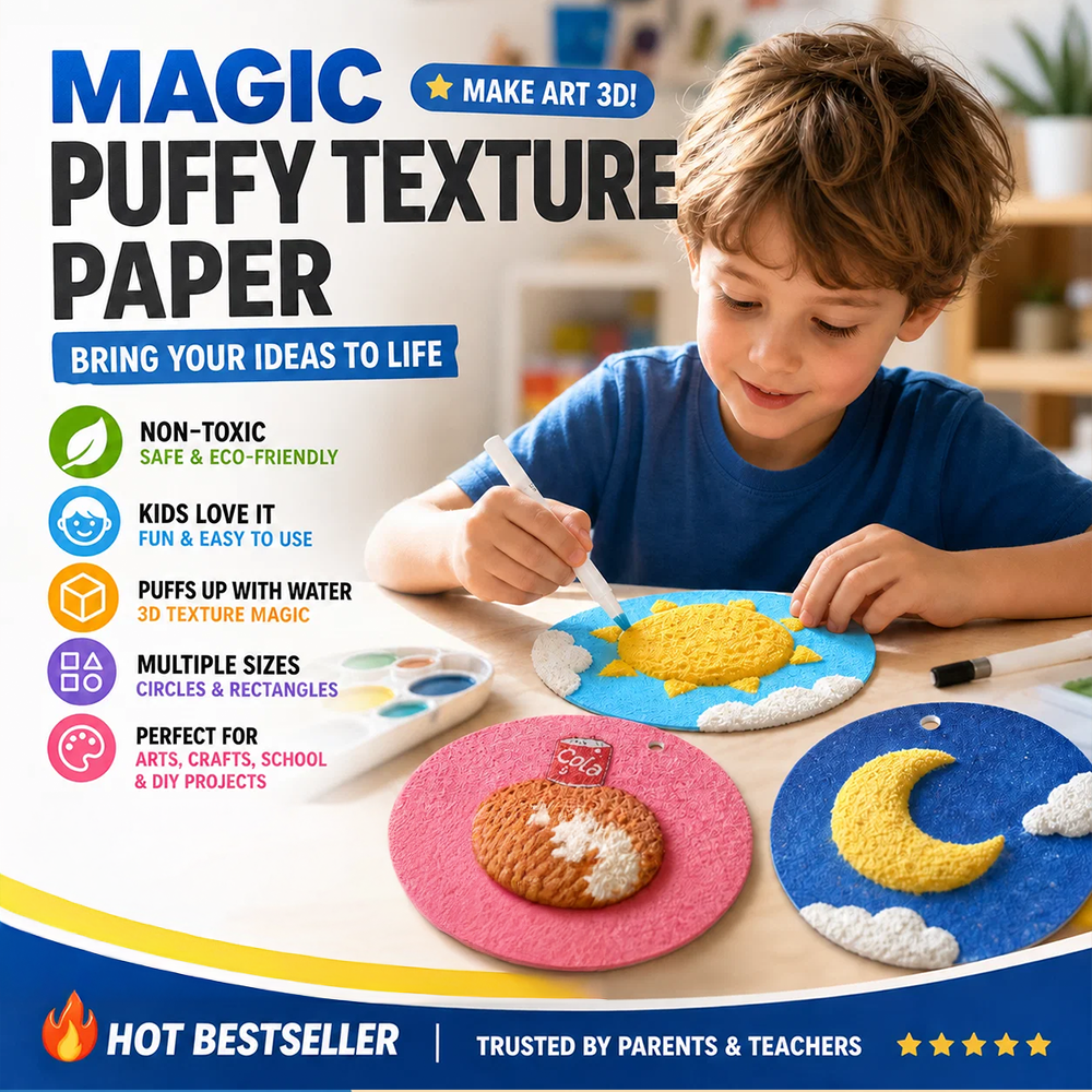 ⭐️Playtrixlab® Enjoy 50% OFF for Puffy 3D Paper Art