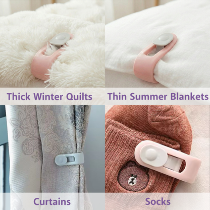 Playtrixlab® BedTrix Duvet Cover Fasteners Clips
