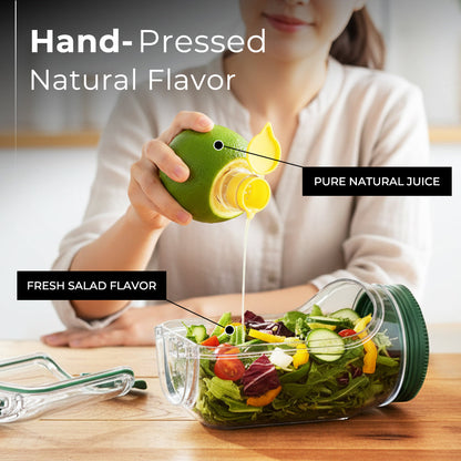 Playtrixlab® Compact Citrus Press & Lid Set