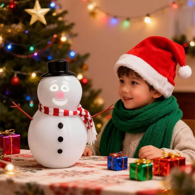 ⛄️Playtrixlab® Mr.Jolly-Frost Talking Blink Snowman with Built in Projector & Speaker🎶