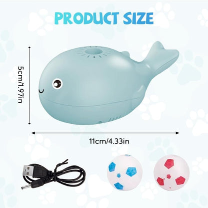Playtrixlab® Whale Floating Interactive Self-Play Cat Toy