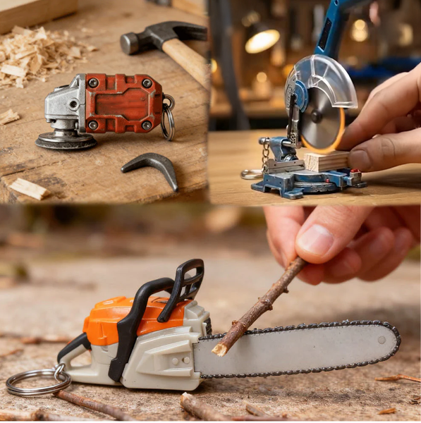 Playtrixlab® Mini Functional Power Tool Keychain