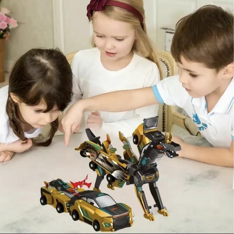 Playtrixlab® Magnetic Dinosaur 2-in-1 Transformer Dragon Car Toy