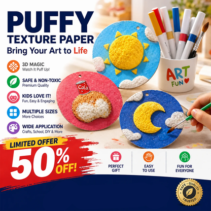 ⭐️Playtrixlab® Enjoy 50% OFF for Puffy 3D Paper Art