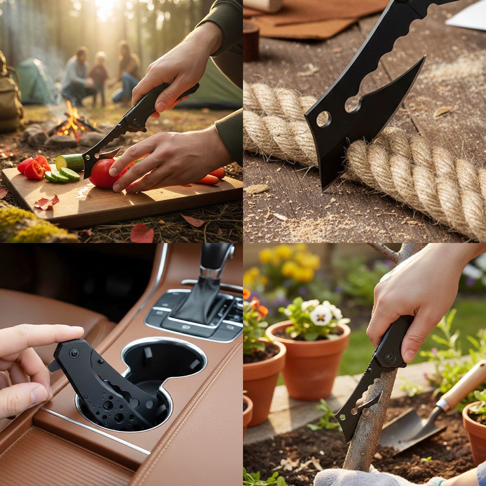 Playtrixlab® Axis-1 Folding Hatchet
