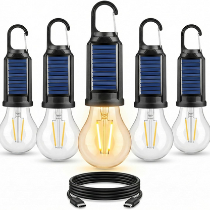 Playtrixlab® AmberHaze Solar Lanterns💡