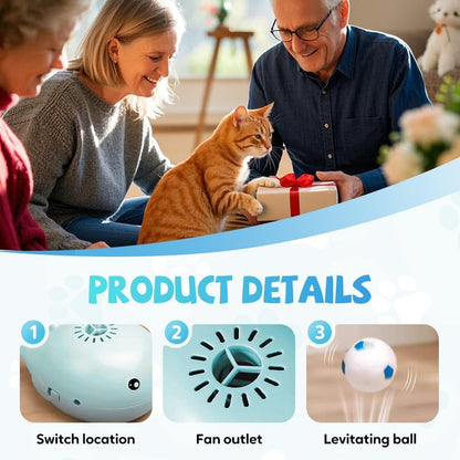 Playtrixlab® Whale Floating Interactive Self-Play Cat Toy