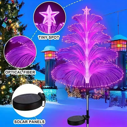 Playtrixlab® Seven Colors Gradient Solar Christmas Decoration Light