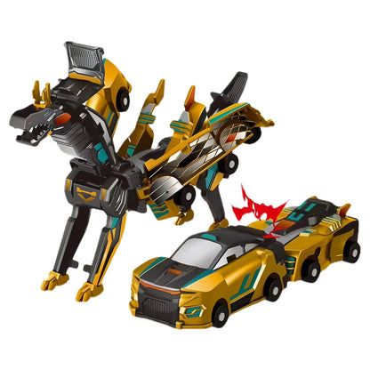 Playtrixlab® Magnetic Dinosaur 2-in-1 Transformer Dragon Car Toy