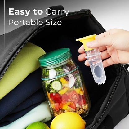 Playtrixlab® Compact Citrus Press & Lid Set