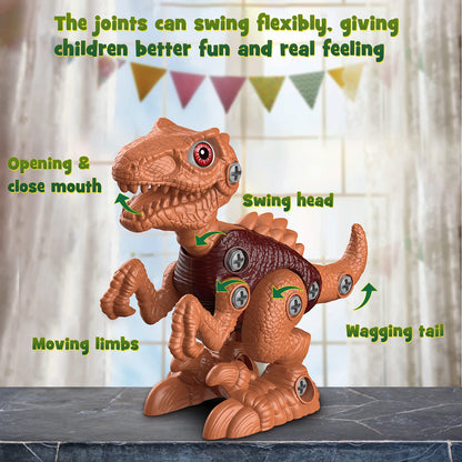 Playtrixlab® Build a Dinosaur with Electric Drill 🦖
