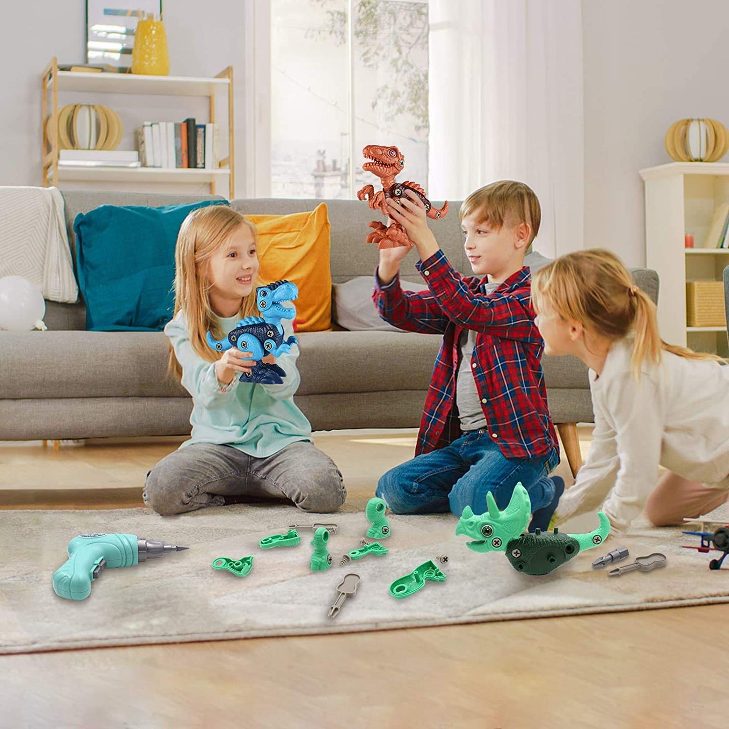 Playtrixlab® Build a Dinosaur with Electric Drill 🦖