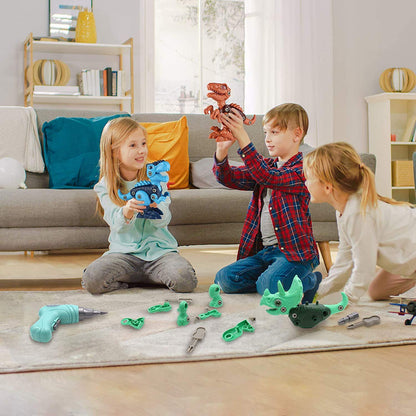 Playtrixlab® Build a Dinosaur with Electric Drill 🦖