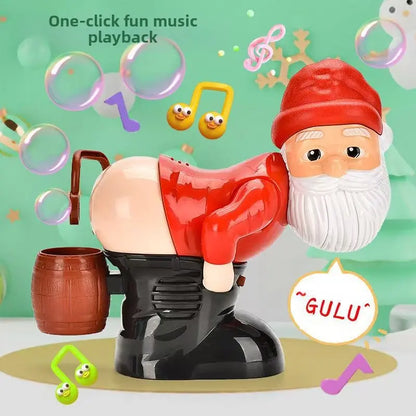 Playtrixlab® Bubble-Farting LED Lights Music Santa Claus 🎅🏻🎶