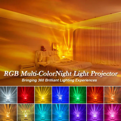 🌈Playtrixlab® Dreamy Aurora Projector Lamp✨Ambient Lighting💡Dimmable+Remote