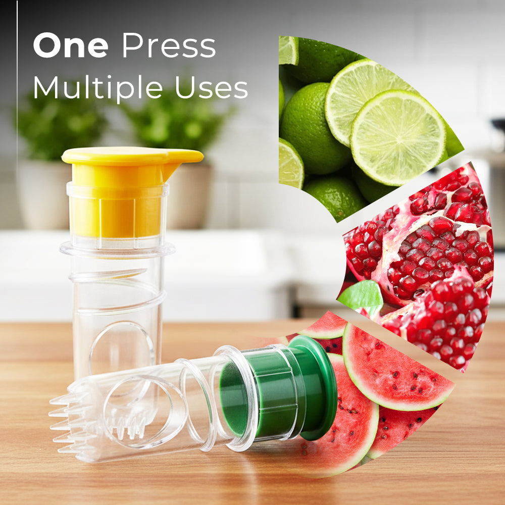 Playtrixlab® Compact Citrus Press & Lid Set