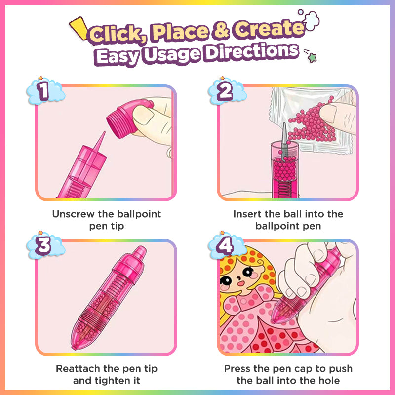 Playtrixlab® PopArt DIY Bead & Mosaic Keychain Maker Kit