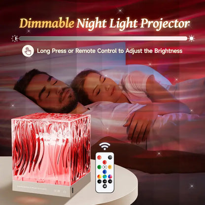 🌈Playtrixlab® Dreamy Aurora Projector Lamp✨Ambient Lighting💡Dimmable+Remote