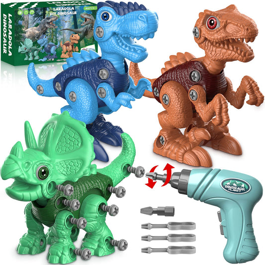 Playtrixlab® Build a Dinosaur with Electric Drill 🦖